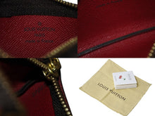 画像をギャラリービューアに読み込む, 極美品 LOUIS VUITTON ルイヴィトン モノグラム チェリー ポシェットクレ コインケース ブラウン レッド 村上隆 M95042 中古 4b000045