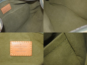 LOUIS VUITTON ルイヴィトン バギーPM ショルダーバッグ M95213 モノグラムデニム カーキ ゴールド 美品 中古 4b000065