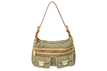 Load image into Gallery viewer, LOUIS VUITTON ルイヴィトン バギーPM ショルダーバッグ M95213 モノグラムデニム カーキ ゴールド 美品 中古 4b000065