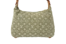 Load image into Gallery viewer, LOUIS VUITTON ルイヴィトン バギーPM ショルダーバッグ M95213 モノグラムデニム カーキ ゴールド 美品 中古 4b000065