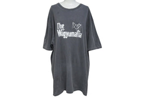 WAGYU MAFIA 和牛マフィア オフィシャル ワールドツアー 半袖Tシャツ ゴッドファーザー ロゴ サンプリング サイズXL 良品 中古 4b000654
