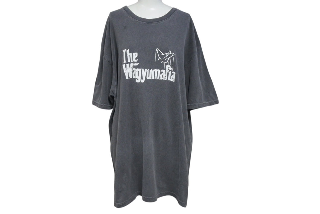 WAGYU MAFIA 和牛マフィア オフィシャル ワールドツアー 半袖Tシャツ ゴッドファーザー ロゴ サンプリング サイズXL 良品 中古 4b000654