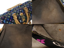 Load image into Gallery viewer, 極美品 ルイヴィトン LOUIS VUITTON キーポル45 ボストンバッグ ブラック 村上隆 マルチカラー ブラック M92640 中古 4b000067
