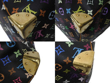 Load image into Gallery viewer, 極美品 ルイヴィトン LOUIS VUITTON キーポル45 ボストンバッグ ブラック 村上隆 マルチカラー ブラック M92640 中古 4b000067