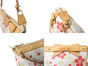 極美品 LOUIS VUITTON ルイヴィトン ポシェットアクセソワール チェリーブロッサム 村上隆コラボ M92008 ゴールド金具 中古 4b000068
