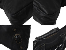 Load image into Gallery viewer, BALENCIAGA バレンシアガ The First ザ ファースト ハンドバッグ ワンショルダー 2WAY 103208 レザー ブラック 美品 中古 4b000073
