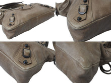Load image into Gallery viewer, BALENCIAGA バレンシアガ The First ザ ファースト ハンドバッグ ワンショルダー 2WAY 103208 レザー ライトブラウン 美品 中古 4b000077