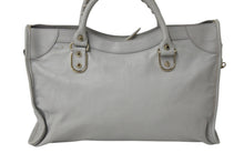 Load image into Gallery viewer, BALENCIAGA バレンシアガ The City ザ シティ ハンドバッグ ワンショルダー 2WAY 115748 レザー グレー 美品 中古 4b000078
