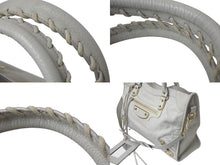 Load image into Gallery viewer, BALENCIAGA バレンシアガ The City ザ シティ ハンドバッグ ワンショルダー 2WAY 115748 レザー グレー 美品 中古 4b000078