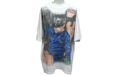 PRO CLUB プロクラブ × A$AP YAMS エイサップヤムズ YAMS DAY 2019 エアブラシ半袖Tシャツ サイズL ストリッパー 良品 中古 4b000079 