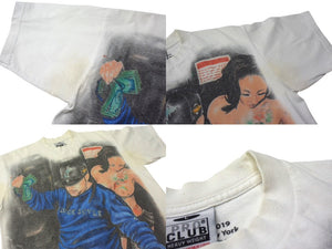 PRO CLUB プロクラブ × A$AP YAMS エイサップヤムズ YAMS DAY 2019 エアブラシ半袖Tシャツ サイズL ストリッパー 良品 中古 4b000079 