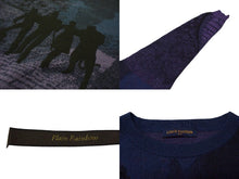Load image into Gallery viewer, LOUIS VUITTON ルイヴィトン ニット セーター RM191JYC ヴァージルアブロー 19SS オズの魔法使い ネイビー系 美品 中古 4b000080