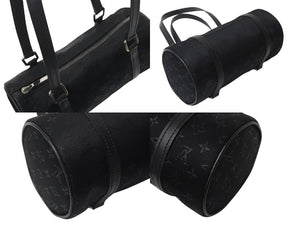 LOUIS VUITTON ルイヴィトン リトルパピヨン ハンドバッグ M92352 モノグラム サテン レザー ブラック シルバー金具 美品 中古 4b000817