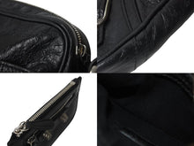 Load image into Gallery viewer, BALENCIAGA バレンシアガ ルカゴールXS ショルダーバッグ 719065 2020S ブラック ラムスキン シルバー金具 美品 中古 4b000843