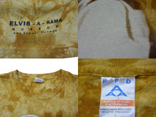 Load image into Gallery viewer, VINTAGE ヴィンテージ 00&#39;s ELVIS エルビス プリント 半袖Ｔシャツ イエロー ALSTYLE 2000年 美品 中古 4b000892