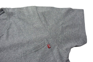 極美品 S/DOUBLE エスダブル ポケット 半袖Ｔシャツ グレー コットン ショーンステューシー トップス プリント サイズS 中古 4b000896