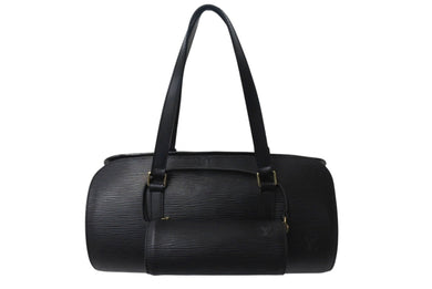 極美品 LOUIS VUITTON ルイヴィトン スフロ ハンドバッグ M52862 エピ レザー ブラック ゴールド金具 中古 4b000986