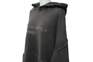 極美品 Enfants riches deprimes アンファンリッシュデプリメ ロゴ パーカー USA製 コットン ブラウン サイズL 中古 4c070821 正規品