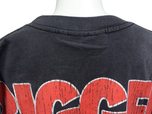 未使用 HELLSTAR ヘルスター ビガーザン サタン プリント半袖Tシャツ トップス コットンブラック サイズM 中古 4c076158 
