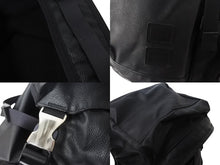 Load image into Gallery viewer, PORTER × MINOTAUR M.U.G GRAIN PC Back Pack Large ポーター リュック バックパック ブラック レザー 中古 4b000804