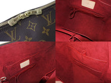 Load image into Gallery viewer, 極美品 LOUIS VUITTON ルイヴィトン アムファー スリー バニティスター M47275 モノグラム PVC レザー ブラウン 中古 4b001018