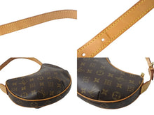 Load image into Gallery viewer, 極美品 LOUIS VUITTON ルイヴィトン モノグラム クロワッサン PM ハンドバッグ M51510 ブラウン ワンショルダー ロゴ 中古 4b001020