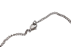 CHANEL シャネル ココマーク ネックレス A26983 重量約7.0g 06V刻印 全長約43.5cm メタル シルバー 美品 中古 4b001034