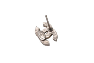 CHANEL シャネル ココマーク ピアス 重量約1.4g 09C刻印 シルバー メタル ラインストーン 両耳用 美品 中古 4b001035