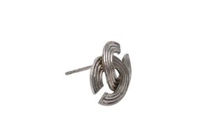 CHANEL シャネル ココマーク ピアス 重量約2.2g 00A刻印 メタル シルバーカラー 両耳用 美品 中古 4b001037