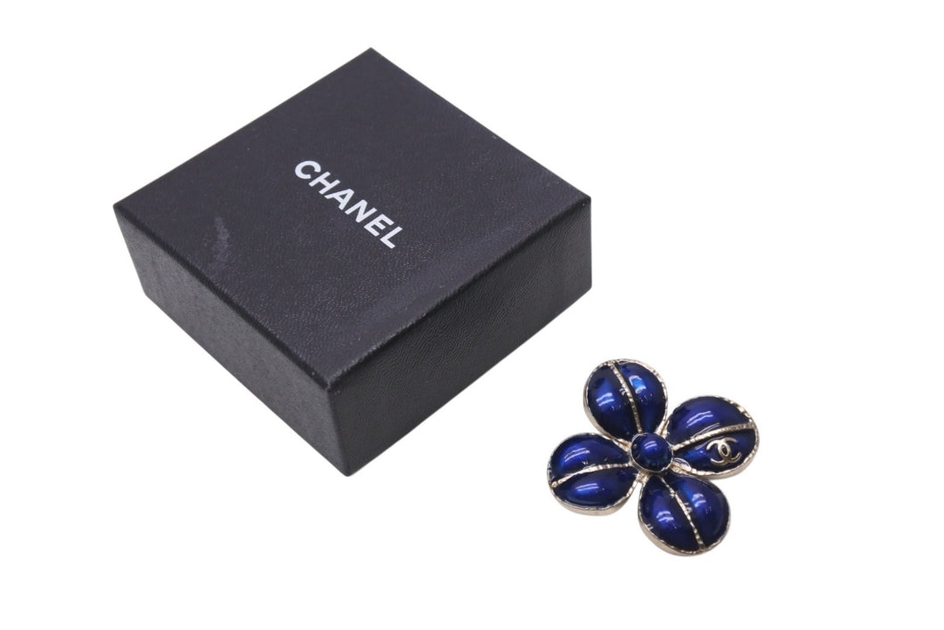 極美品 CHANEL シャネル カメリア ブローチ 重量約17.6g 07A刻印