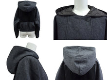 Load image into Gallery viewer, Christian Dior SPORTS クリスチャンディオール ジャケット バックロゴ 刺繍 ウール ブルゾン グレー ウール 中古 4b001069