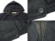 Load image into Gallery viewer, Christian Dior SPORTS クリスチャンディオール ジャケット バックロゴ 刺繍 ウール ブルゾン グレー ウール 中古 4b001069