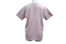 Load image into Gallery viewer, BALENCIAGA バレンシアガ 半袖Tシャツ 578137 サイズM ロゴプリント ピンク ブラック コットン 美品 中古 4b001085