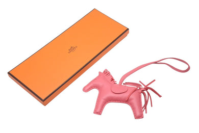 HERMES エルメス ロデオチャーム MM ローズアザレ ピンク アニョーミロ MM 中古 4b001091