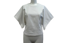 Load image into Gallery viewer, ALAIA アライア 半袖Tシャツ AA9H02911J017 サイズ36 ロゴ プリント ホワイト イタリア製 美品 中古 4b001107