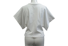 Load image into Gallery viewer, ALAIA アライア 半袖Tシャツ AA9H02911J017 サイズ36 ロゴ プリント ホワイト イタリア製 美品 中古 4b001107