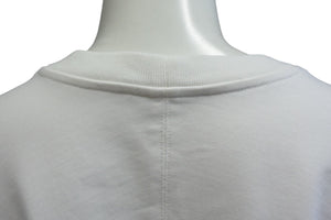 ALAIA アライア 半袖Tシャツ AA9H02911J017 サイズ36 ロゴ プリント ホワイト イタリア製 美品 中古 4b001107