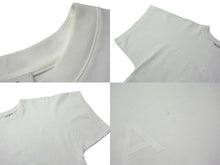 Load image into Gallery viewer, ALAIA アライア 半袖Tシャツ AA9H02911J017 サイズ36 ロゴ プリント ホワイト イタリア製 美品 中古 4b001107