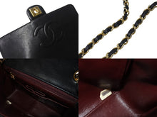 Load image into Gallery viewer, CHANEL シャネル ミニマトラッセ20 ショルダーバッグ 1番台 A01163 ブラック ラムスキン ゴールド金具 美品 中古 4b001121