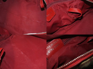 Christian Dior クリスチャンディオール ハンドバッグ 01RU 0094 トロッター ラスタカラー ブラウン シルバー金具 美品 中古 4b001123