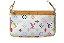 Load image into Gallery viewer, 極美品 LOUIS VUITTON ルイヴィトン ポシェット アクセソワール アクセサリーポーチ M92649 モノグラム マルチカラー 村上隆 中古 4b000876