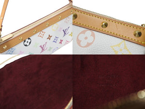 極美品 LOUIS VUITTON ルイヴィトン ポシェット アクセソワール アクセサリーポーチ M92649 モノグラム マルチカラー 村上隆 中古 4b000876