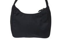 Load image into Gallery viewer, 極美品 PRADA プラダ ホーボー ハンドバッグ ワンショルダーバッグ MV515 トライアングルロゴ ナイロン ブラック 中古 4b001129