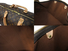Load image into Gallery viewer, 極美品 LOUIS VUITTON ルイヴィトン キーポル60 ボストンバッグ M41422 モノグラム PVC レザー ブラウン 中古 4b000794