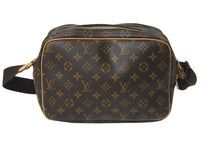 Load image into Gallery viewer, LOUIS VUITTON ルイヴィトン リポーターPM ショルダーバッグ M45254 モノグラム ブラウン ゴールド金具 美品 中古 4b001162