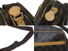 Load image into Gallery viewer, LOUIS VUITTON ルイヴィトン リポーターPM ショルダーバッグ M45254 モノグラム ブラウン ゴールド金具 美品 中古 4b001162