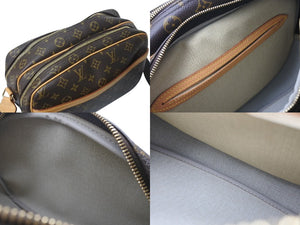 LOUIS VUITTON ルイヴィトン リポーターPM ショルダーバッグ M45254 モノグラム ブラウン ゴールド金具 美品 中古 4b001162