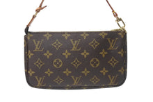 Load image into Gallery viewer, LOUIS VUITTON ルイヴィトン アクセサリーポーチ ポシェットアクセソワール M51980 モノグラム ブラウン 美品 中古 4b001166