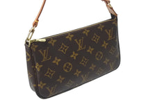 Load image into Gallery viewer, LOUIS VUITTON ルイヴィトン アクセサリーポーチ ポシェットアクセソワール M51980 モノグラム ブラウン 美品 中古 4b001166