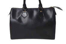 Load image into Gallery viewer, LOUIS VUITTON ルイヴィトン スピーディ25 ハンドバッグ M59022 エピレザー ブラック ゴールド金具 美品 中古 4b001167